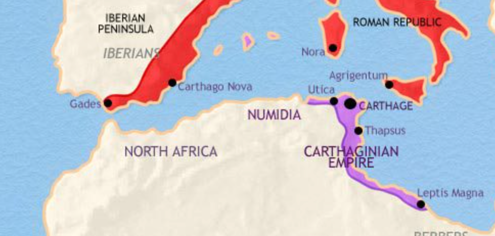 North African Region Map