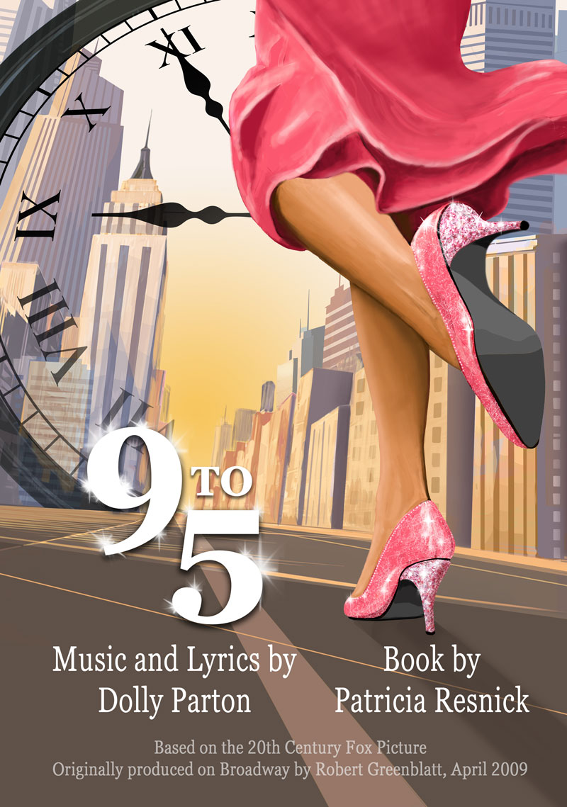 9 to 5 graphic poster